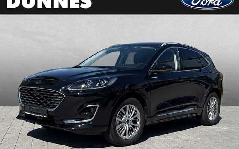 Obsidianschwarz metallic Gebraucht 2021 Ford Kuga Vignale SUV | 26.995 € (Fairer Preis) - Bild 1/4