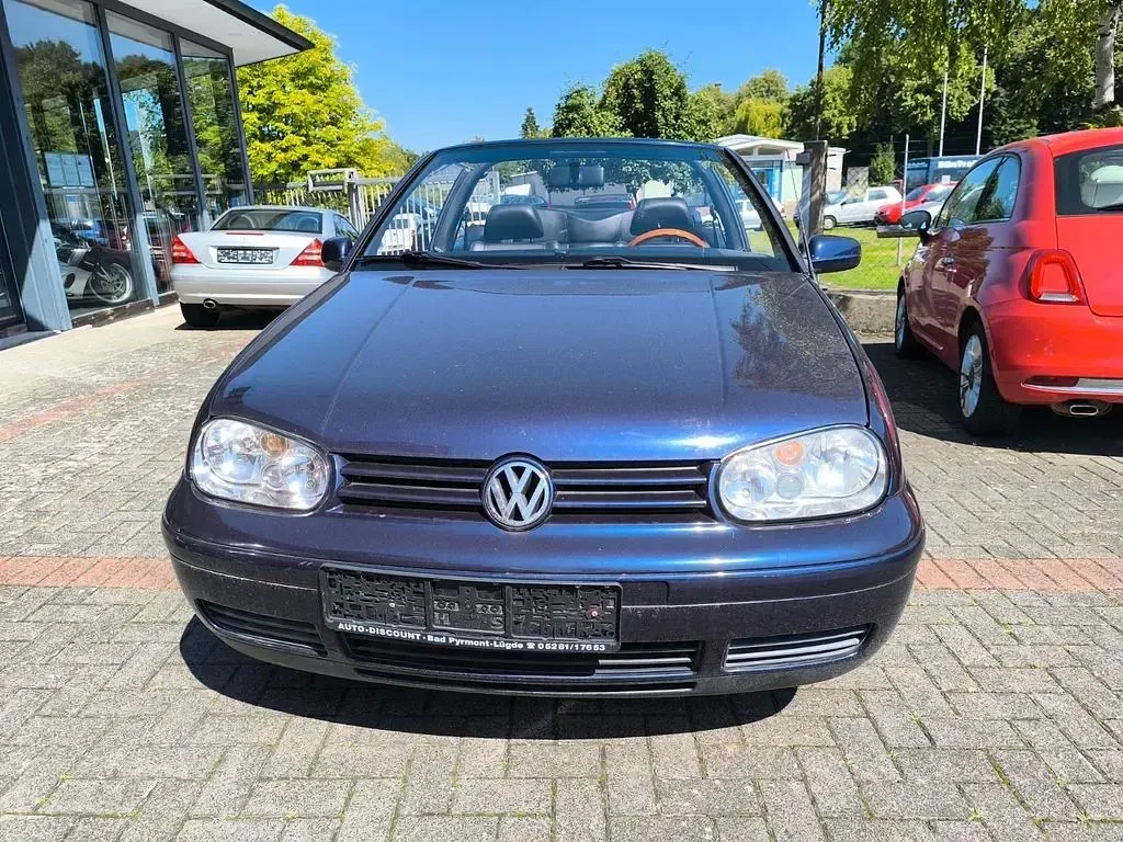 Gebraucht VW Golf Highline 116 PS (85 kW) 2002 Blau Cabrio