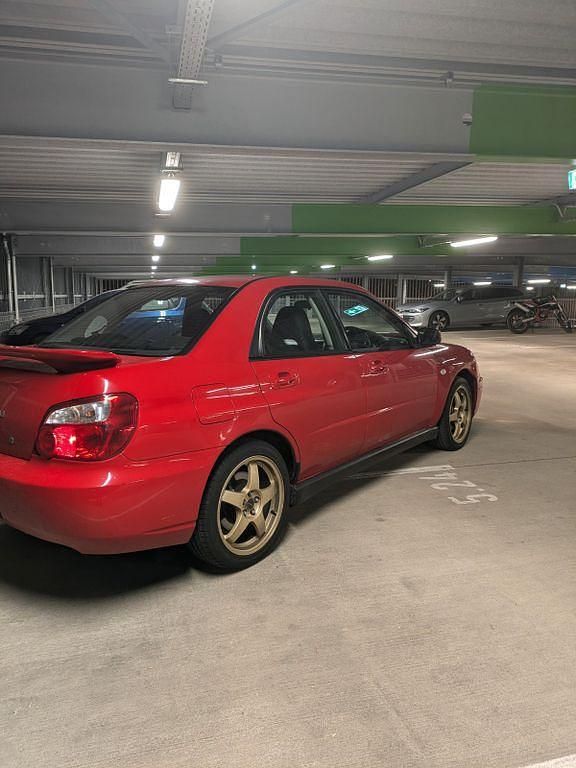 Gebraucht Subaru Impreza 224 PS (164 kW) 2003 Rot Limousine