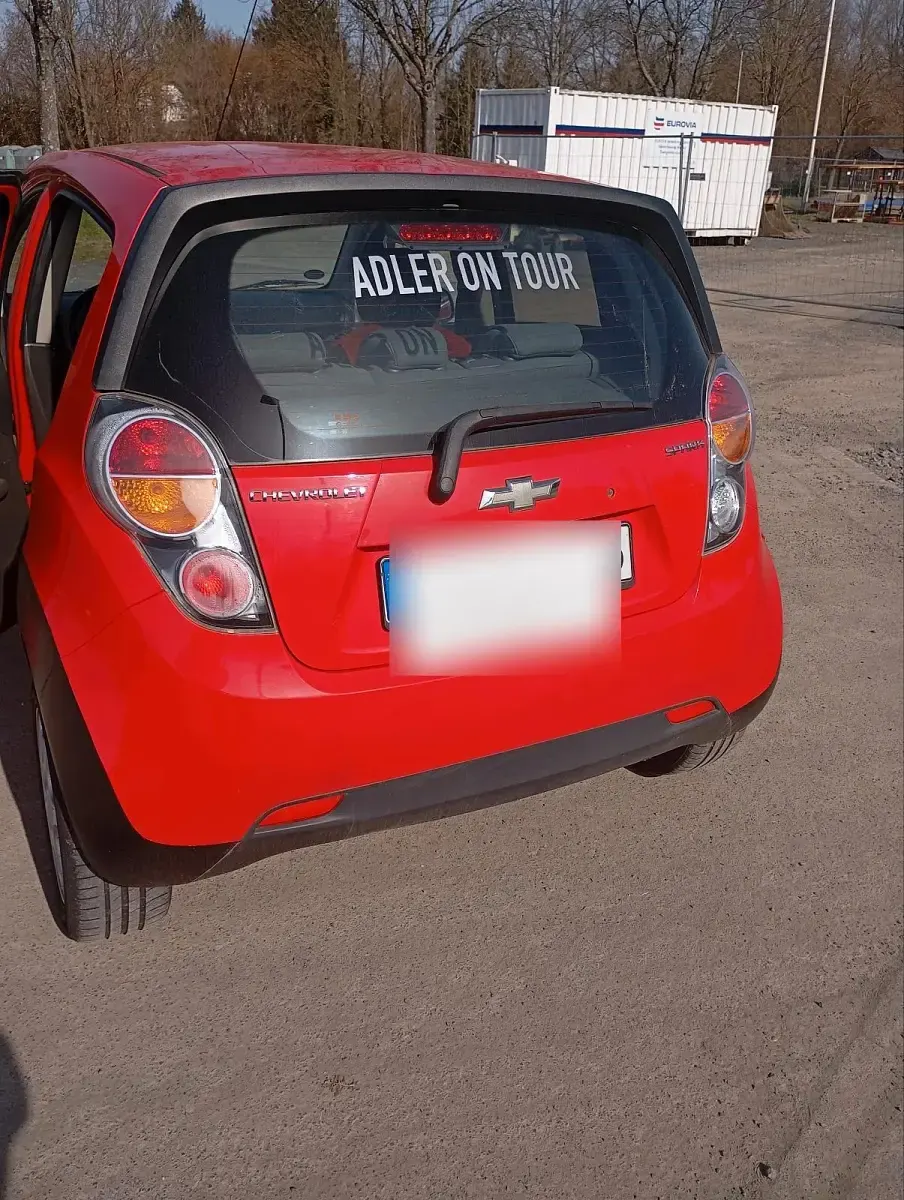Gebraucht Chevrolet Spark 68 PS (50 kW) 2011 Rot Kleinwagen