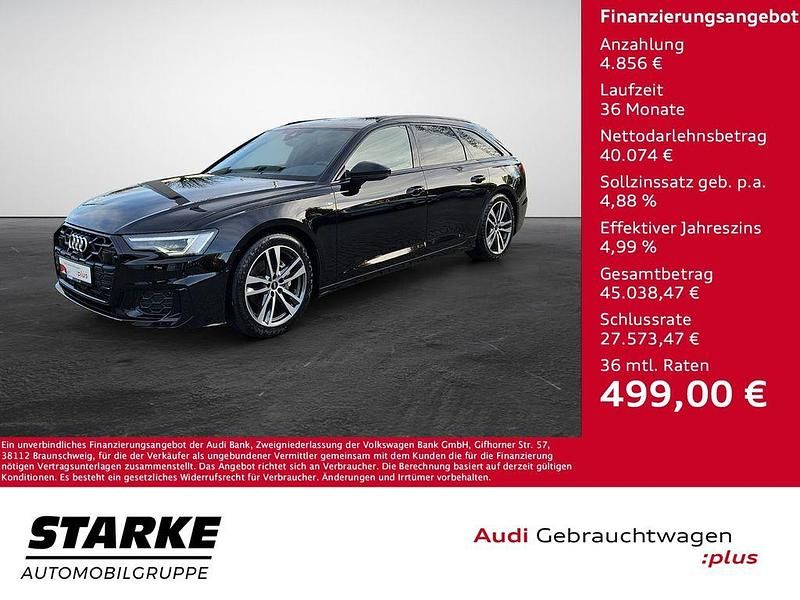 Brillantschwarz Gebraucht 2024 Audi A6 S-Line Kombi | 44.930 € (Etwas zu teuer) - Bild 1/4