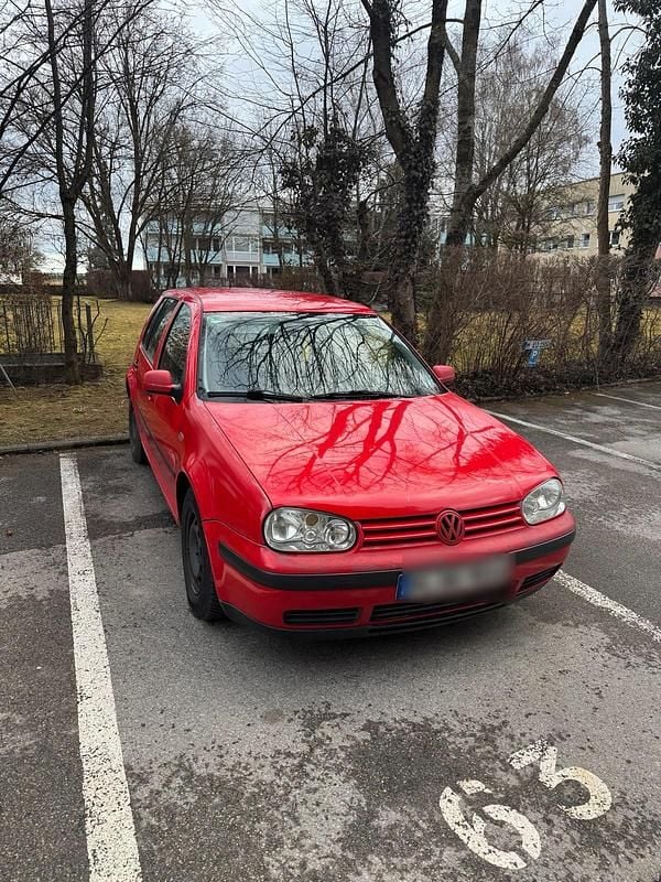 Gebraucht VW Golf IV 80 PS (58 kW) 1999 Rot Kleinwagen