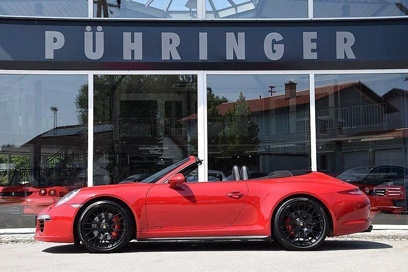 Rot Gebraucht 2015 Porsche 911 Carrera GTS Cabrio | 124.900 € (Guter Preis) - Bild 1/4