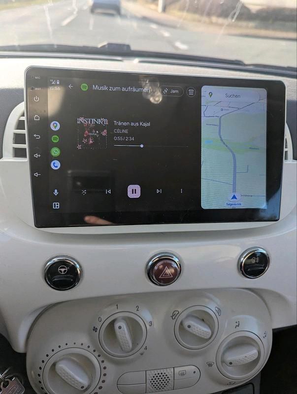 Gebraucht Fiat 500 69 PS (50 kW) 2009 Weiß Cabrio