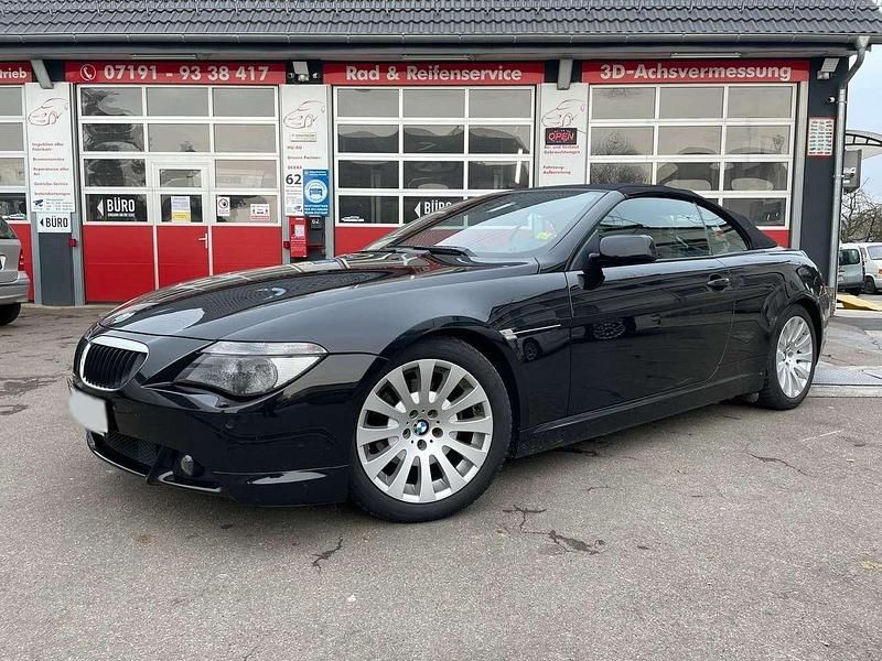 Gebraucht BMW 630 Cabriolet 258 PS (189 kW) 2008 Black sapphire metallic Cabrio