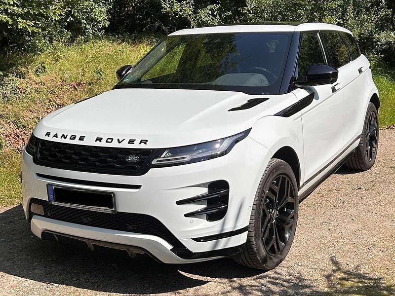 Weiß Gebraucht 2021 Land Rover Range Rover evoque SE Dynamic SUV | 32.850 € (Superpreis) - Bild 1/4
