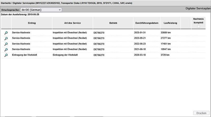 Gebraucht VW T6 150 PS (110 kW) 2019 Weiß Van