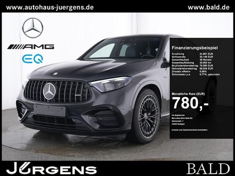 Graphitgrau Gebraucht 2024 Mercedes GLC43 AMG AMG Coupé | 82.790 € - Bild 1/4