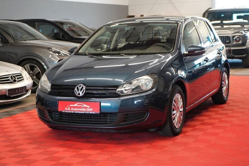 Blau Gebraucht 2009 VW Golf VI Trendline Limousine | 5.950 € (Fairer Preis) - Bild 1/4
