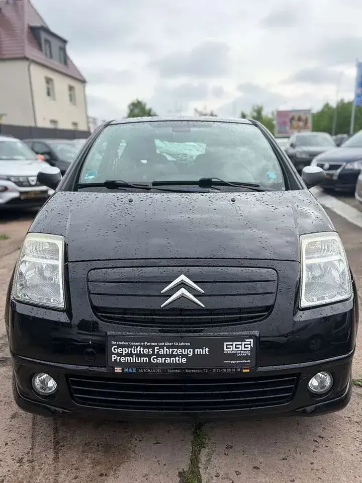 Gebraucht Citroën C2 Sport Chic 73 PS (53 kW) 2008 Schwarz Kleinwagen
