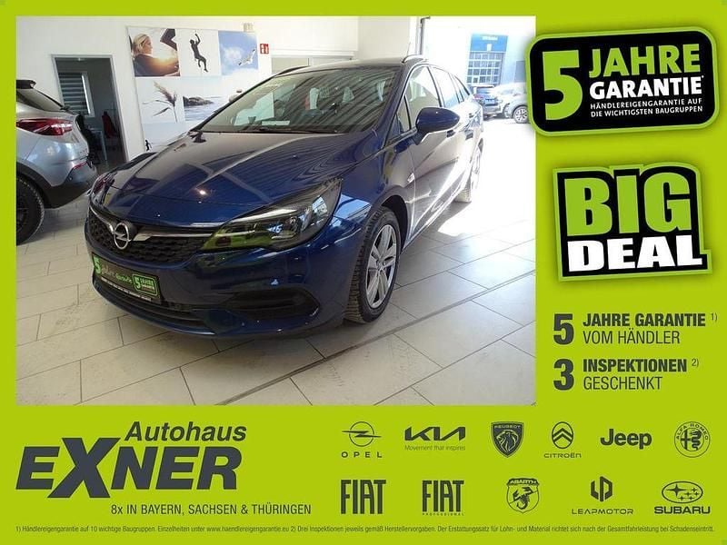 Nautic blau Gebraucht 2021 Opel Astra Edition Kombi | 10.900 € (Guter Preis) - Bild 1/4