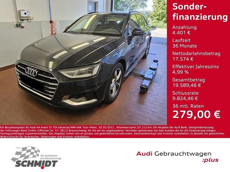 Schwarz Gebraucht 2021 Audi A4 Advanced Kombi | 21.975 € (Fairer Preis) - Bild 1/3