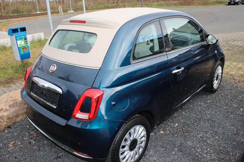 Gebraucht Fiat 500 Lounge 69 PS (50 kW) 2017 Blu dupinto di blu Cabrio