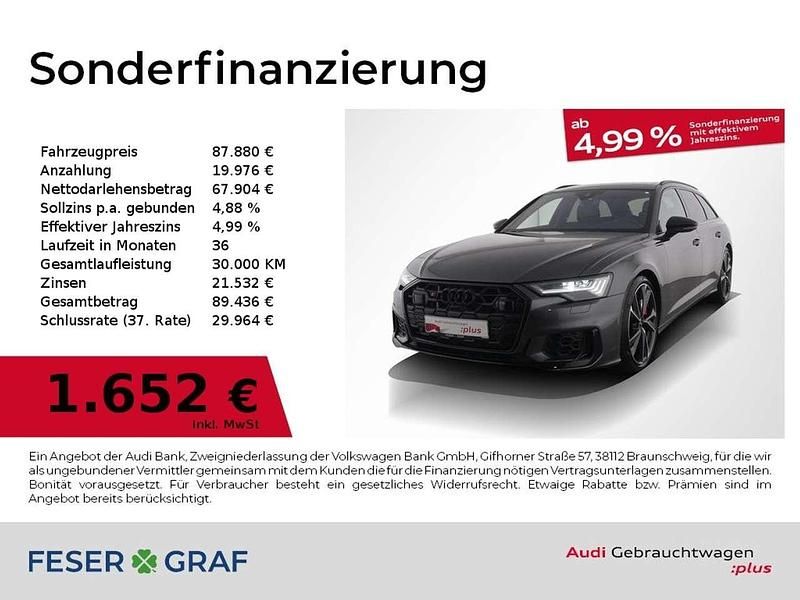 Daytonagrau perleffekt Gebraucht 2025 Audi S6 Kombi | 87.880 € - Bild 1/4