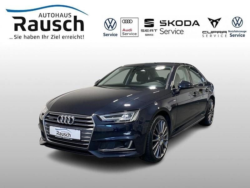 Blau Gebraucht 2018 Audi A4 S-Line Limousine | 24.450 € (Fairer Preis) - Bild 1/4