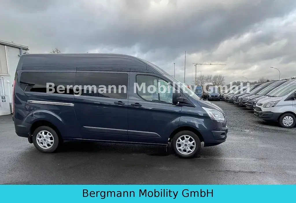 Gebraucht Ford Transit Custom 125 PS (91 kW) 2014 Midnight skygrau metallic Van / Kleinbus