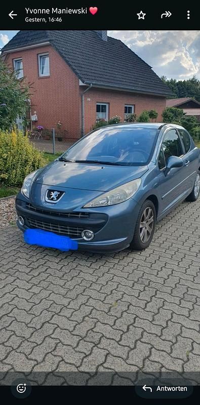 Grau Gebraucht 2006 Peugeot 207 Sport Limousine | 2.490 € (Fairer Preis) - Bild 1/4