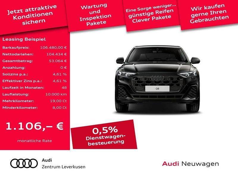 Neu Audi Q8 S-Line 489 PS (359 kW) 2026 Schwarz SUV