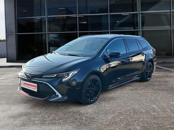 Mysticschwarz mica Gebraucht 2021 Toyota Corolla Lounge Kombi | 21.890 € (Fairer Preis) - Bild 1/4