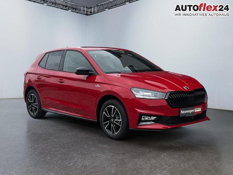 Velvet rot metallic Neu 2025 Skoda Fabia Monte Carlo Limousine | 23.898 € (Guter Preis) - Bild 1/4
