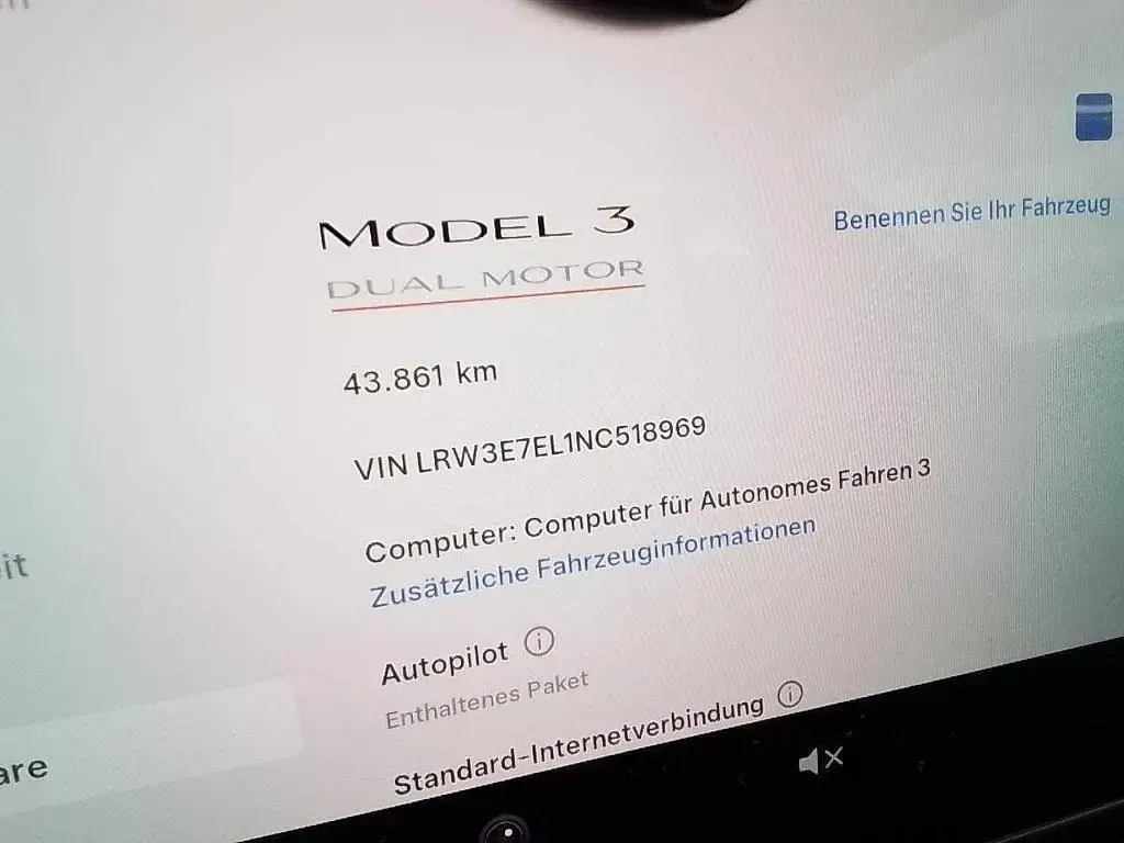 Gebraucht Tesla Model 3 Performance 377 kW (513 PS) 2022 Blau Limousine