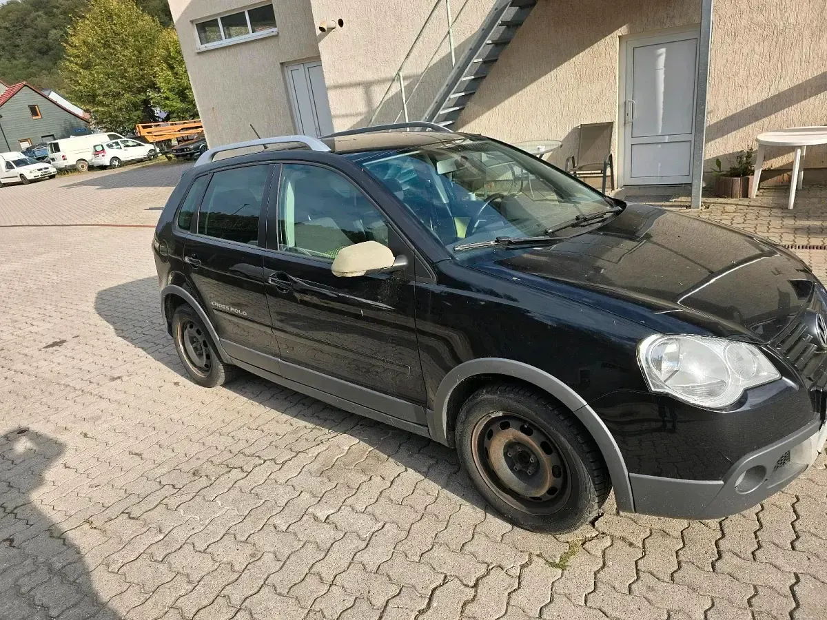 Gebraucht VW Polo Cross 101 PS (74 kW) 2008 Schwarz Kleinwagen