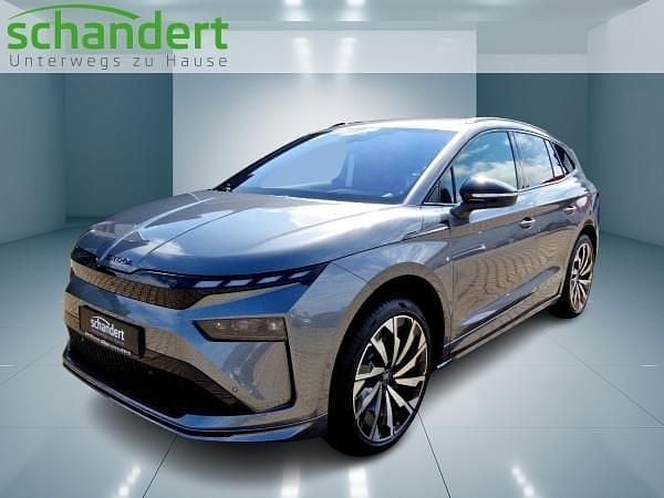 Grau (stahlgrau) Neu 2025 Skoda Enyaq iV SportLine SUV | 49.824 € (Superpreis) - Bild 1/4