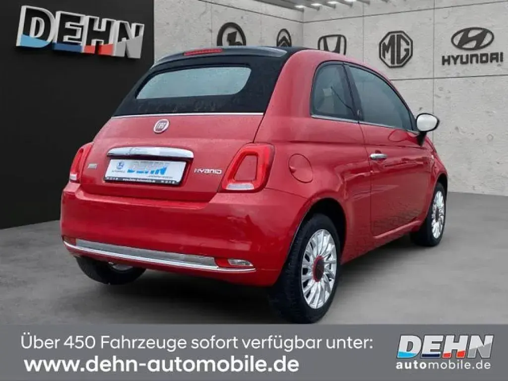 Gebraucht Fiat 500C 69 PS (50 kW) 2023 Passione rot Cabrio
