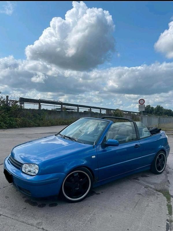 Blau Gebraucht 2000 VW Golf Cabriolet Cabrio | 2.200 € (Guter Preis) - Bild 1/4