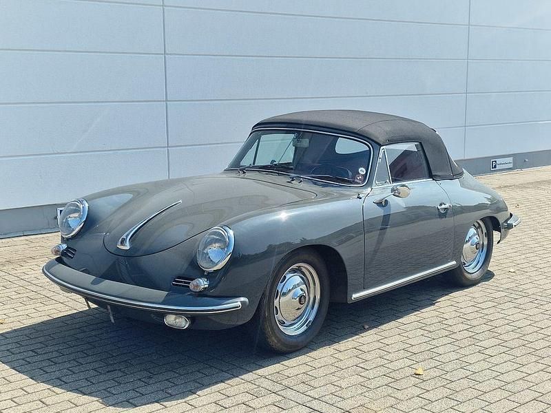 Grau Gebraucht 1960 Porsche 356 Cabrio | 129.900 € - Bild 1/4