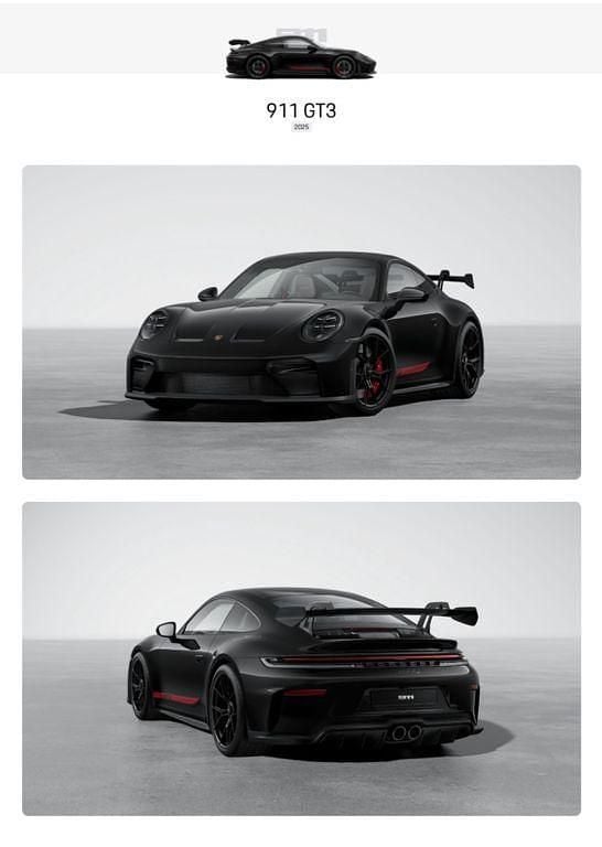 Schwarz Neu 2025 Porsche 992 | 245.950 € (Superpreis) - Bild 1/4