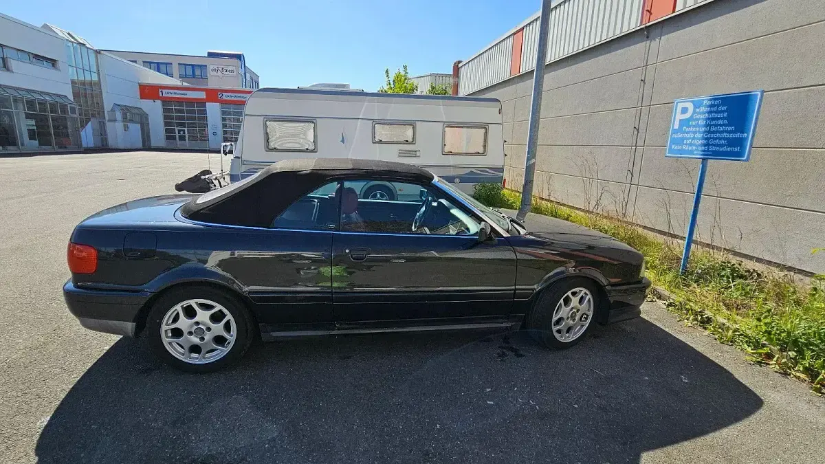 Gebraucht Audi Cabriolet 116 PS (85 kW) 1996 Schwarz Cabrio