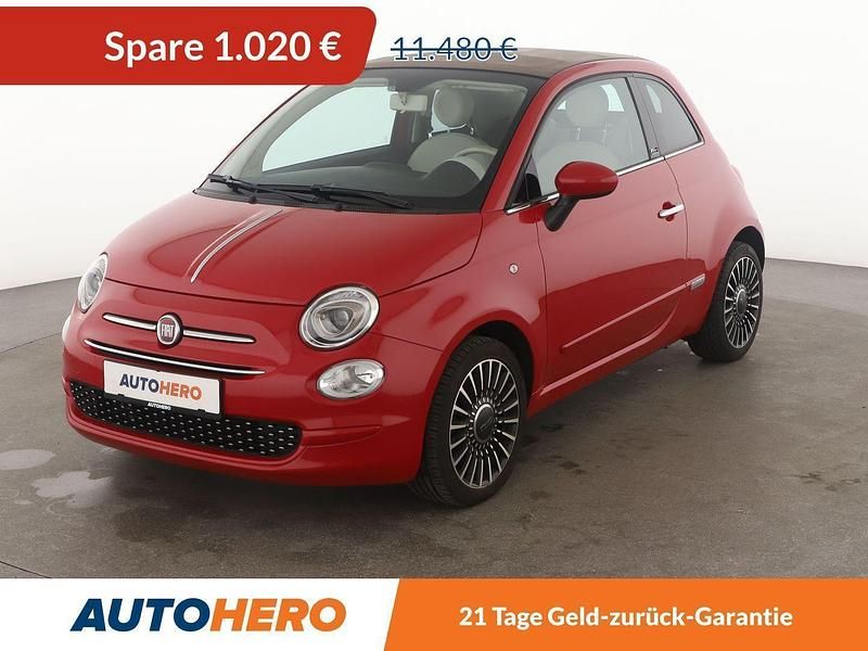 Rot Gebraucht 2018 Fiat 500C Lounge Cabrio | 10.460 € (Fairer Preis) - Bild 1/3