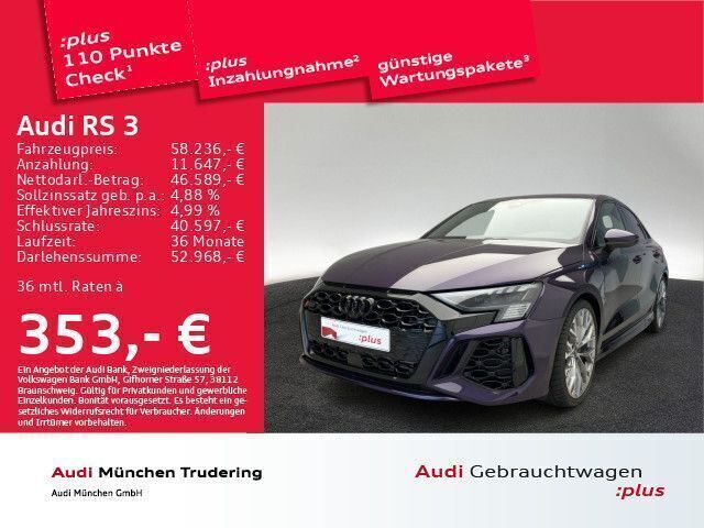 Individuallackierungen audi exclusive Gebraucht 2023 Audi RS3 Ambiente Limousine | 64.652 € (Teuer) - Bild 1/2