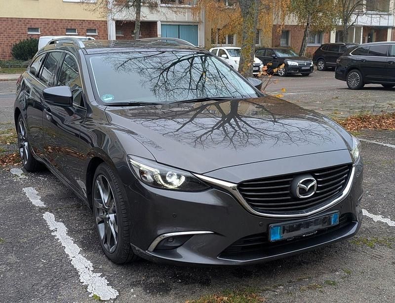 Grau Gebraucht 2017 Mazda 6 Sports-Line Kombi | 12.122 € (Fairer Preis) - Bild 1/4