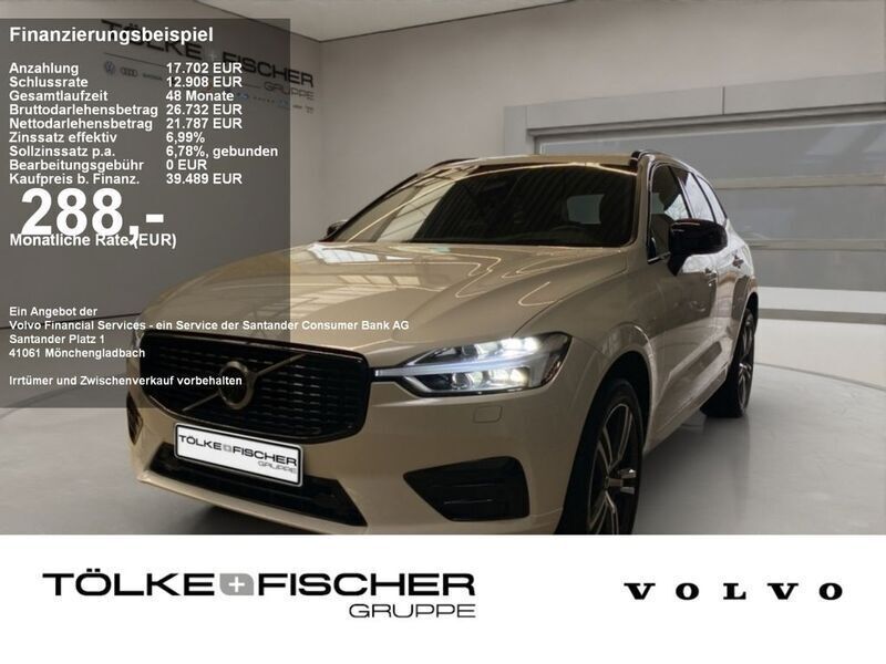 Crystal weiss perleffekt (metallic) Gebraucht 2021 Volvo XC60 R-Design SUV | 39.899 € (Fairer Preis) - Bild 1/4