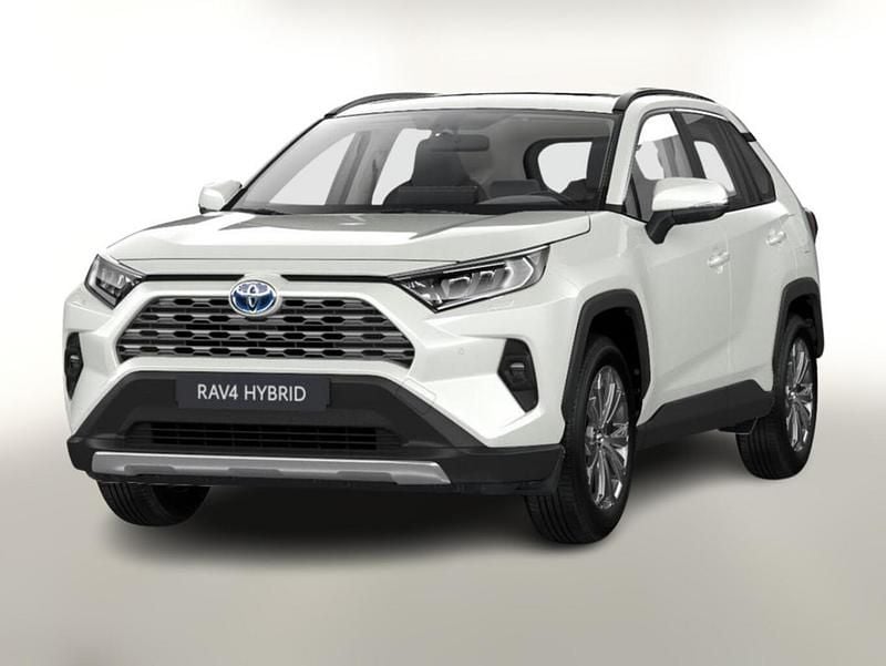 Platinweiss metallic Neu 2025 Toyota RAV4 Hybrid Team SUV | 43.315 € (Fairer Preis) - Bild 1/3