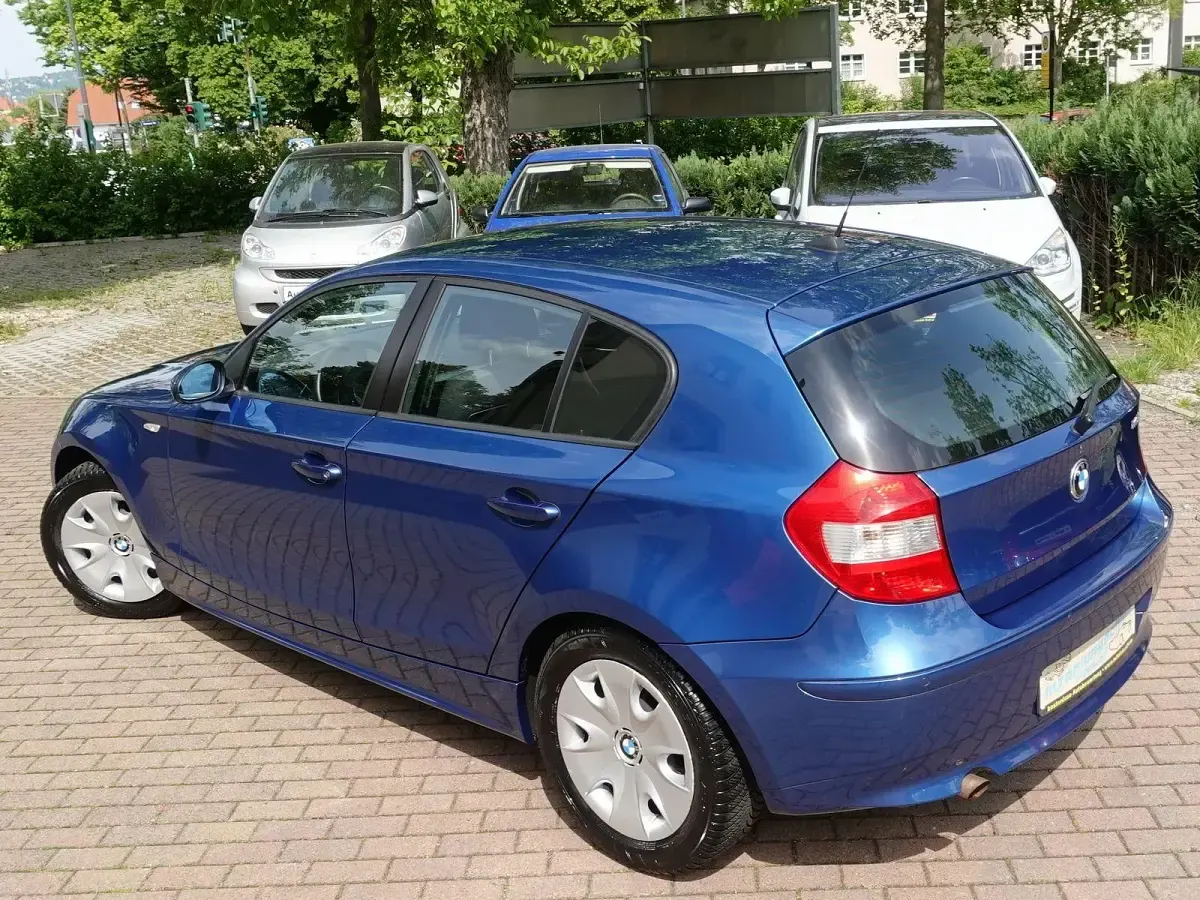 Gebraucht BMW 116 116 PS (85 kW) 2007 Blau Kleinwagen