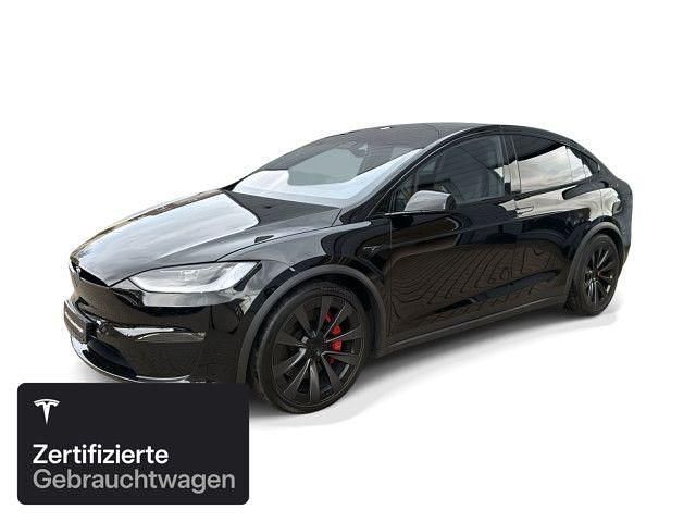 Schwarz Gebraucht 2024 Tesla Model X Plaid SUV | 86.100 € (Superpreis) - Bild 1/4