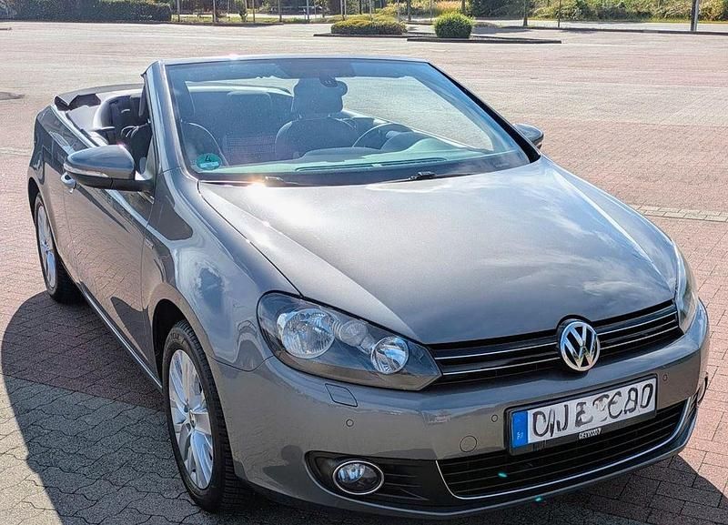 Grau Gebraucht 2014 VW Golf Cabriolet Cup Cabrio | 6.295 € (Superpreis) - Bild 1/4