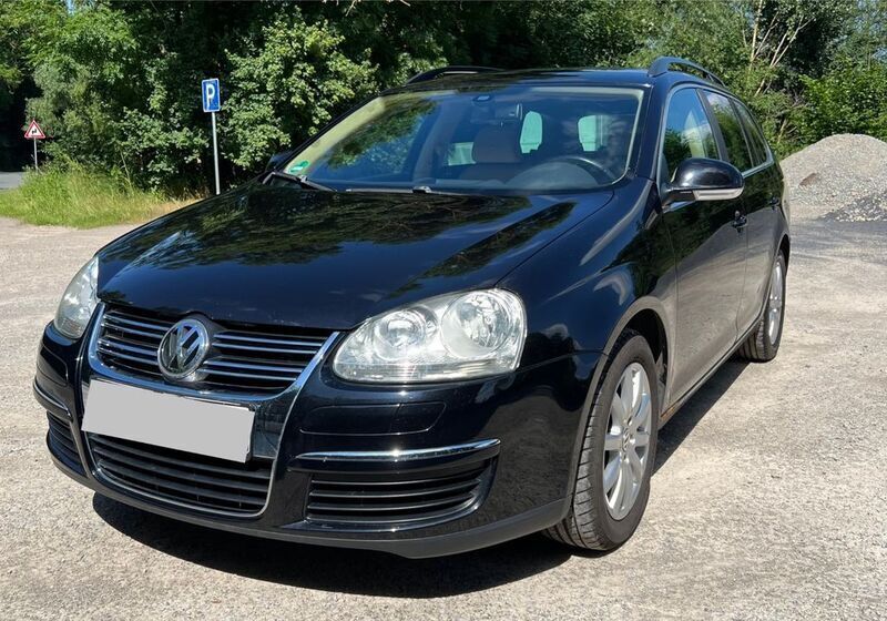 Schwarz Gebraucht 2008 VW Golf VI Comfortline Kombi | 3.200 € (Superpreis) - Bild 1/4