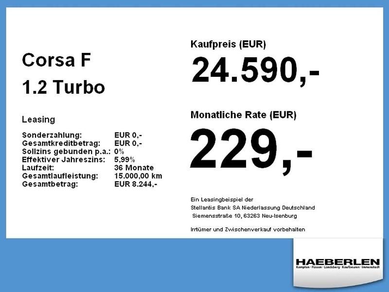 Neu Opel Corsa 101 PS (74 kW) 2025 Lackierung schwarz perla nera/ Kleinwagen