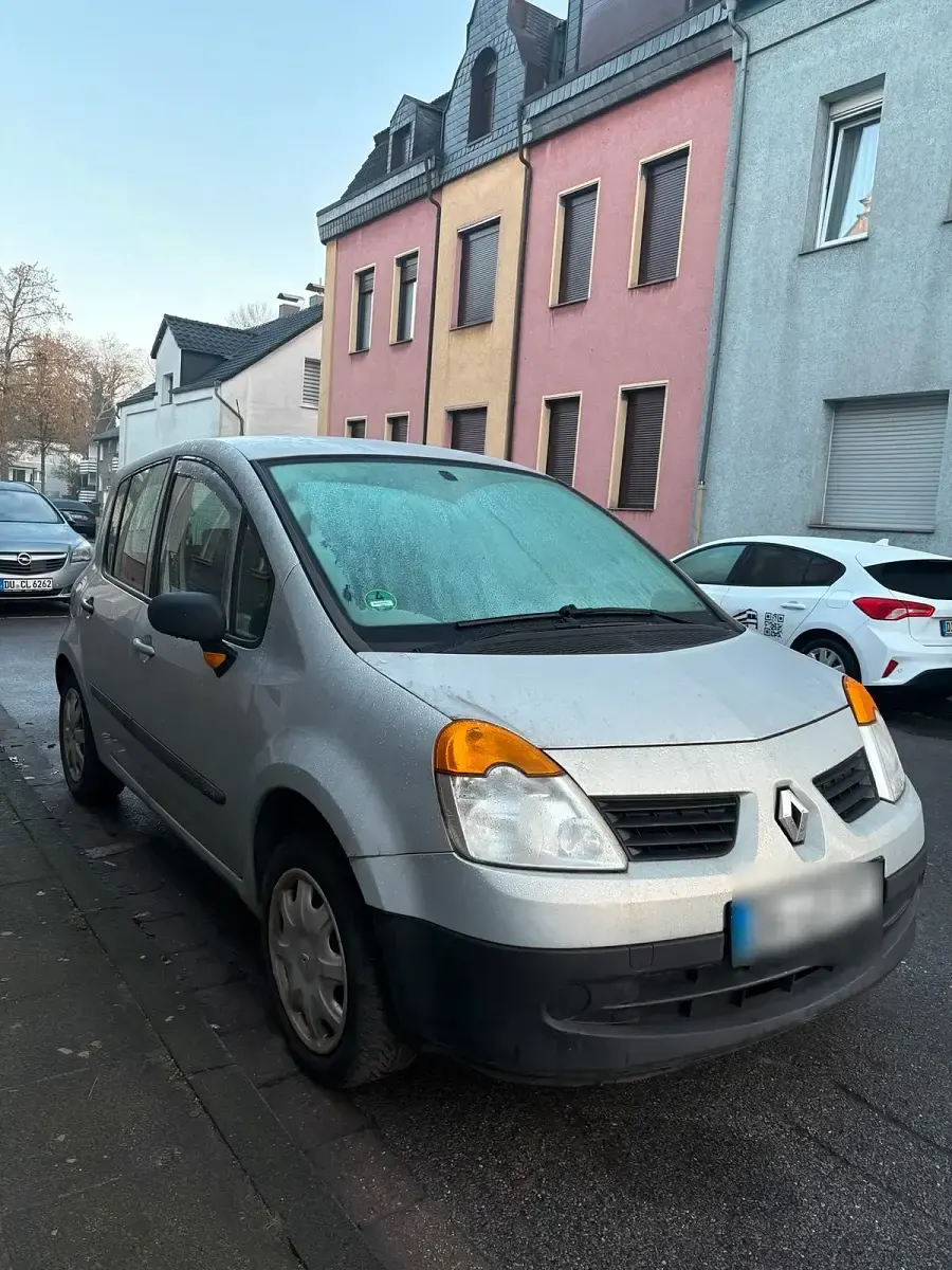 Gebraucht Renault Modus 75 PS (55 kW) 2005 Silber Van / Kleinbus
