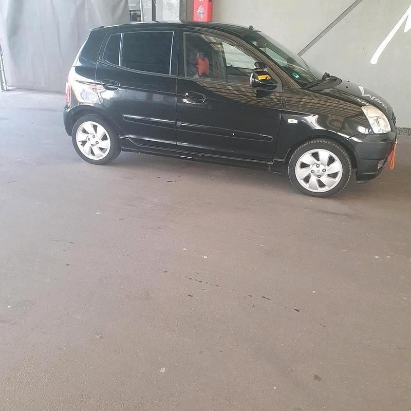 Gebraucht Kia Picanto 2007 Schwarz Kleinwagen