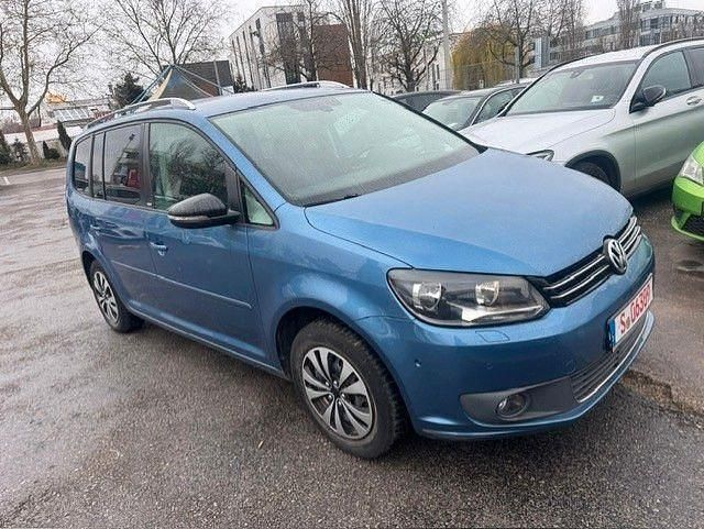 Gebraucht VW Touran Style 105 PS (77 kW) 2011 Blau Van / Kleinbus