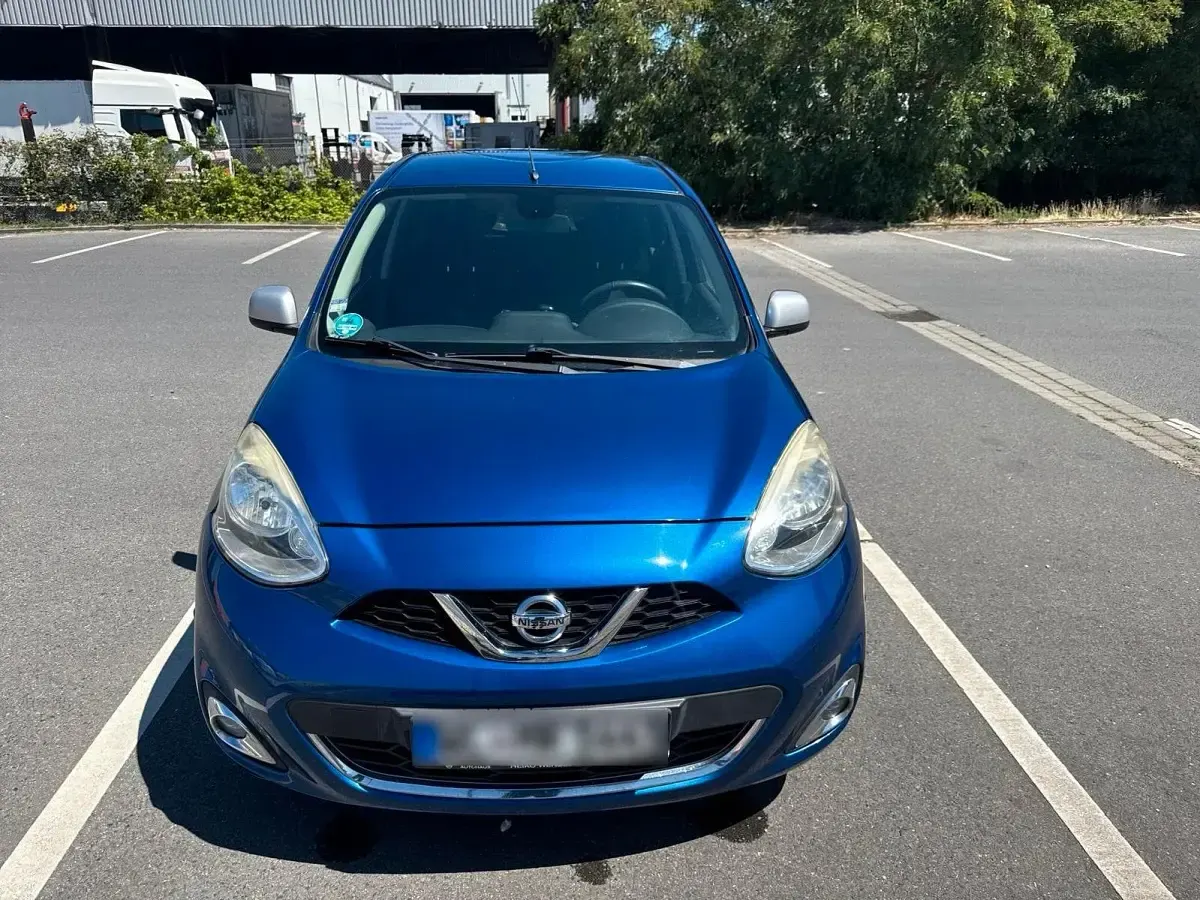 Gebraucht Nissan Micra 80 PS (58 kW) 2016 Blau Kleinwagen