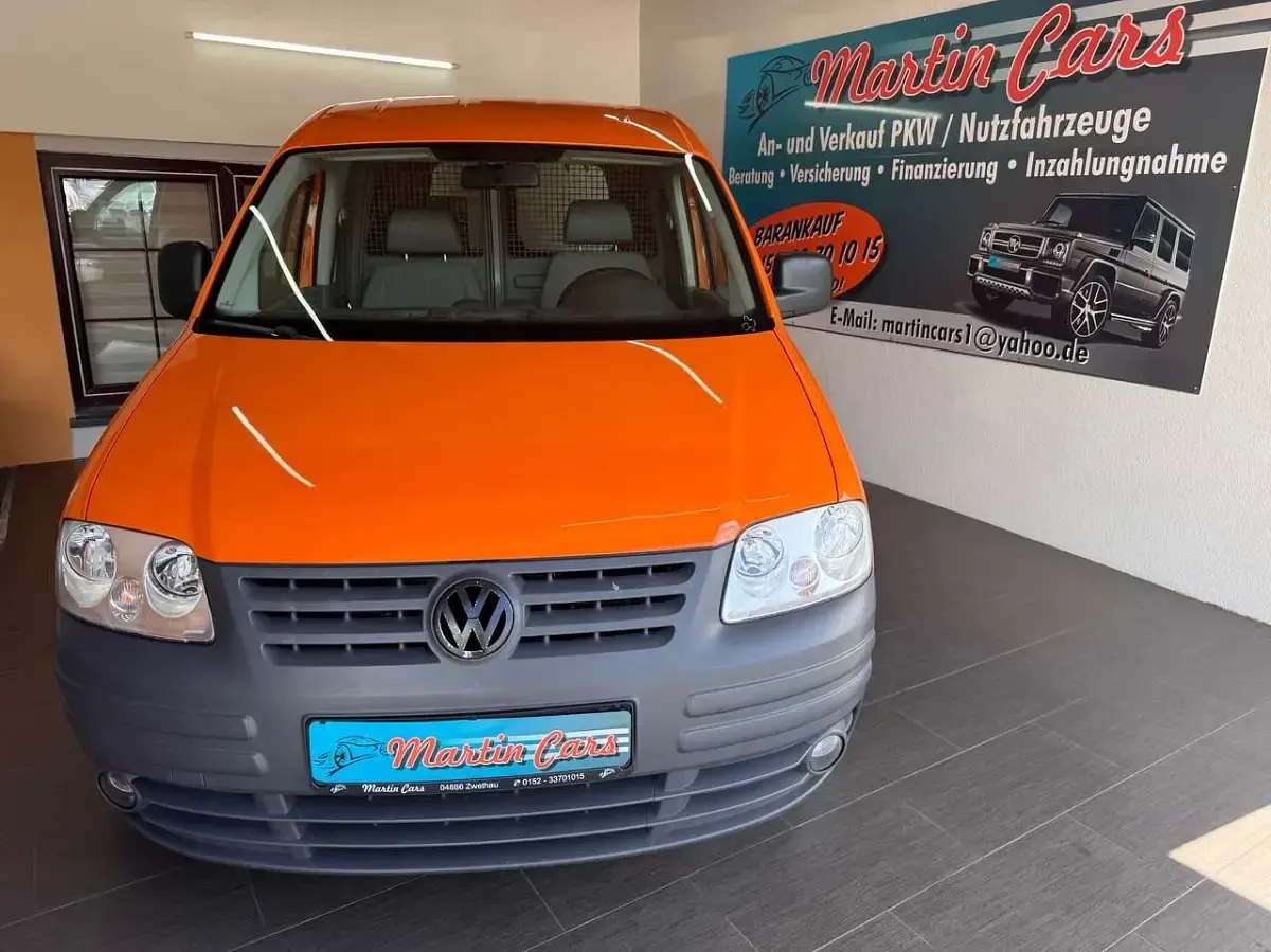 Gebraucht VW Caddy 75 PS (55 kW) 2008 Orange Van / Kleinbus