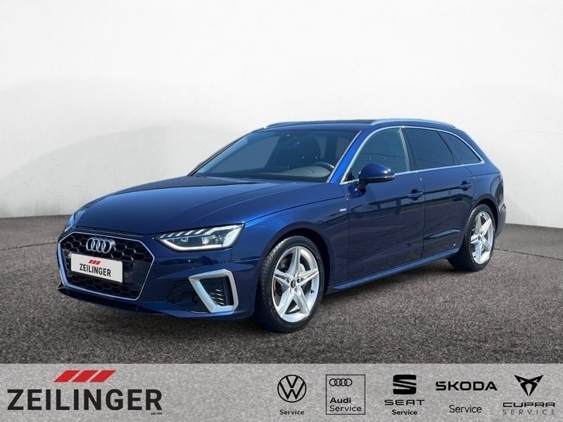 Blau Gebraucht 2023 Audi A4 S-Line Kombi | 31.945 € (Guter Preis) - Bild 1/4