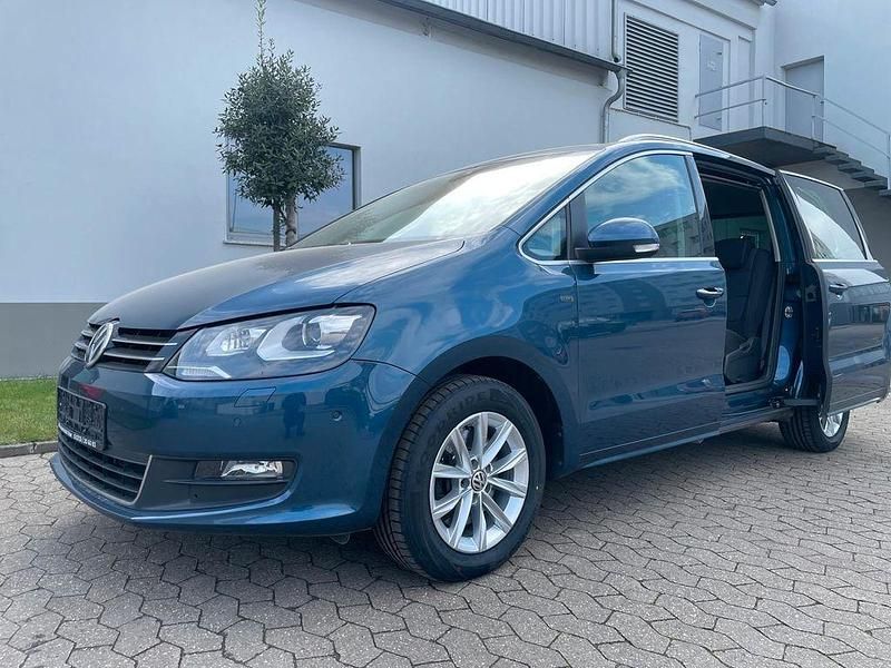 Gebraucht VW Sharan Allstar 150 PS (110 kW) 2015 Blau Van / Kleinbus