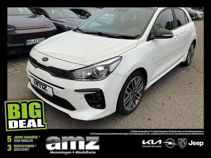 Schneeweiss Gebraucht 2021 Kia Rio GT-Line Kleinwagen | 16.490 € (Fairer Preis) - Bild 1/4